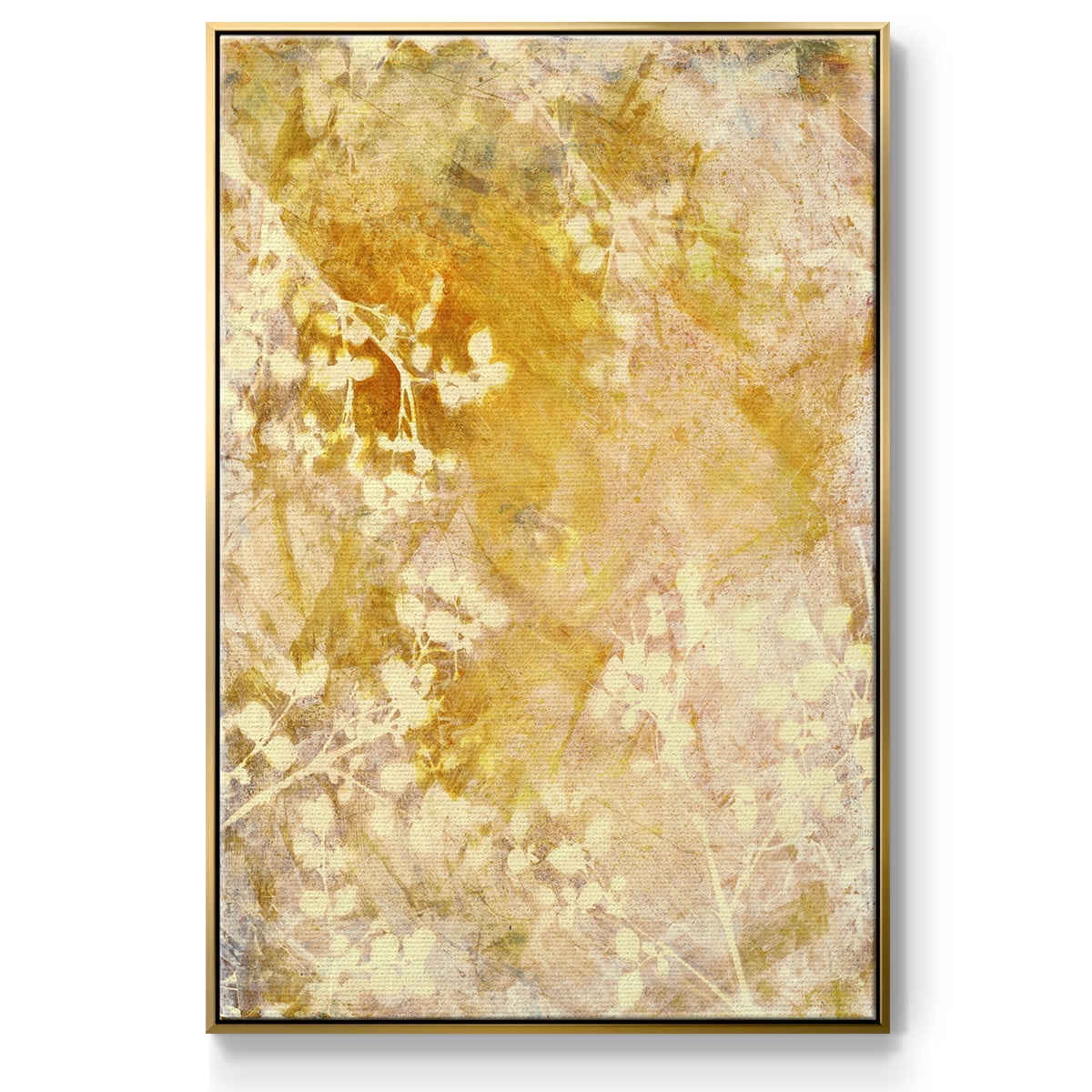Rise and Shine Framed Premium Gallery Wrapped Canvas - Ready to Hang - 17 x 25 - Gold Floating Frame