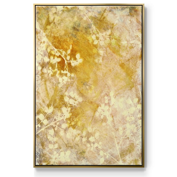 Rise and Shine Framed Premium Gallery Wrapped Canvas - Ready to Hang - 17 x 25 - Gold Floating Frame