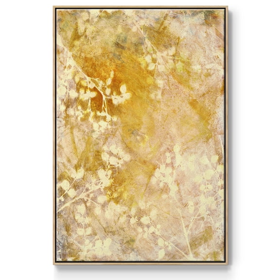 Rise and Shine Framed Premium Gallery Wrapped Canvas - Ready to Hang - 25 x 37 - Natural Wood Floating Frame