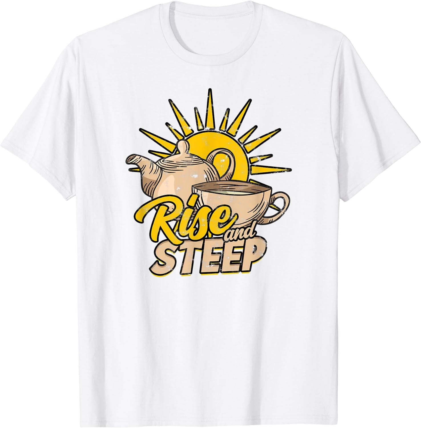 Rise and steep - Tea T-Shirt - Walmart.com
