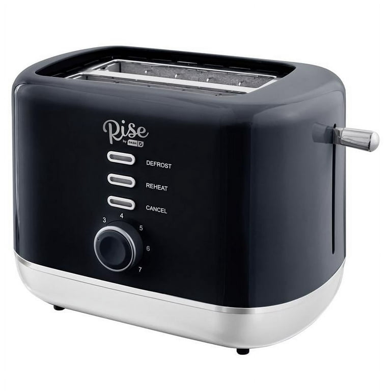 Rise by Dash 6056039 Slot Slice Toaster, Black