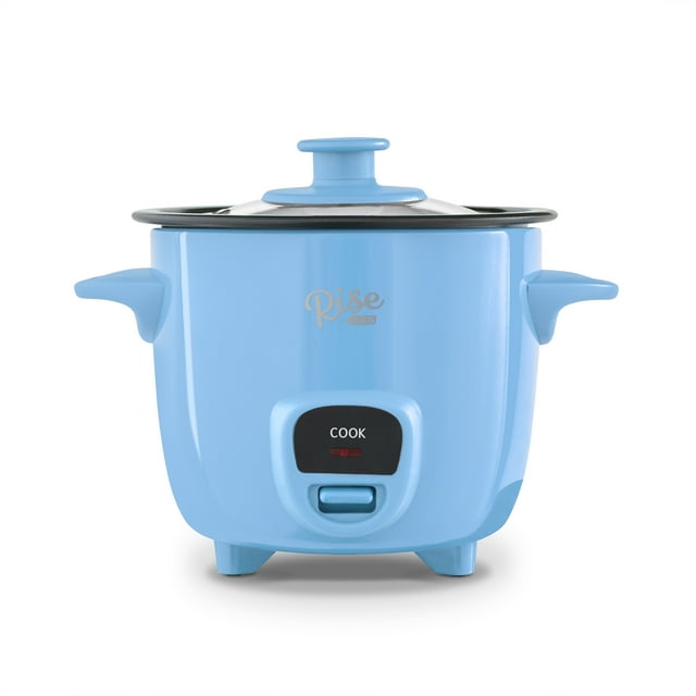 Rise by Dash Mini Rice Cooker 2 Cups Removable NonStick Soups, Grains & Oatmeal