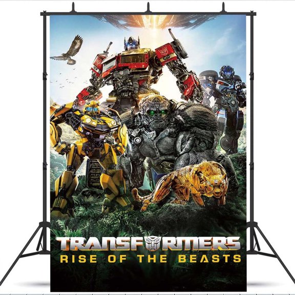 Rise of the Beast Transformers Party Supplies Taspestry Poster Banner Backdrop Background Wall Decor