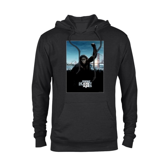 Rise of the Planet of the Apes Caesar Ape Army Movie Poster - Pullover Hoodie for Adults - Customized-Black