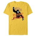 thumbnail image 1 of Rise of the Planet of the Apes Caesar Apes Together Strong - Short Sleeve Blended T-Shirt for Adults - Customized-Yellow, 1 of 5