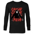 thumbnail image 1 of Rise of the Planet of the Apes Caesar in Black White and Red - Long Sleeve T-Shirt for Men - Customized-Black, 1 of 5