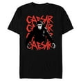 thumbnail image 1 of Rise of the Planet of the Apes Caesar in Black White and Red - Short Sleeve Blended T-Shirt for Adults - Customized-Black, 1 of 5