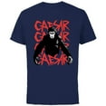 thumbnail image 1 of Rise of the Planet of the Apes Caesar in Black White and Red - Short Sleeve Cotton T-Shirt for Adults - Customized-Navy, 1 of 5