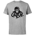 thumbnail image 1 of Rise of the Planet of the Apes Monochrome Caesar Glare - Short Sleeve Cotton T-Shirt for Adults - Customized-Athletic Heather, 1 of 5