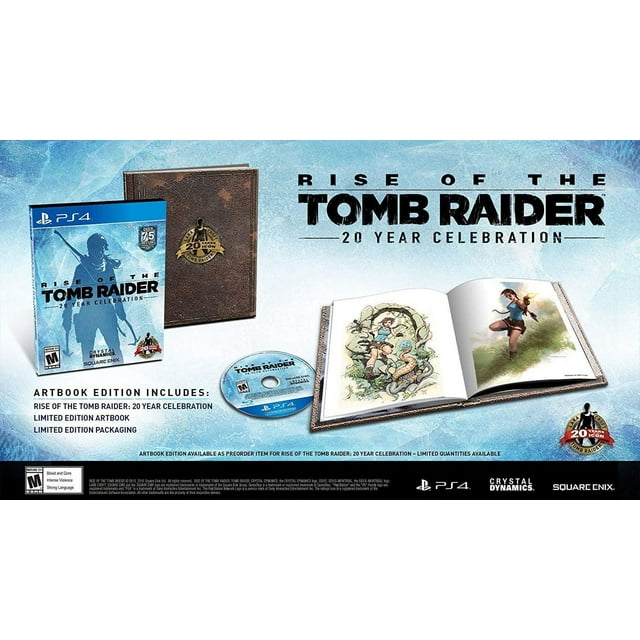 Rise of the Tomb Raider 20 Year Celebration Edition w/ Art Book ...
