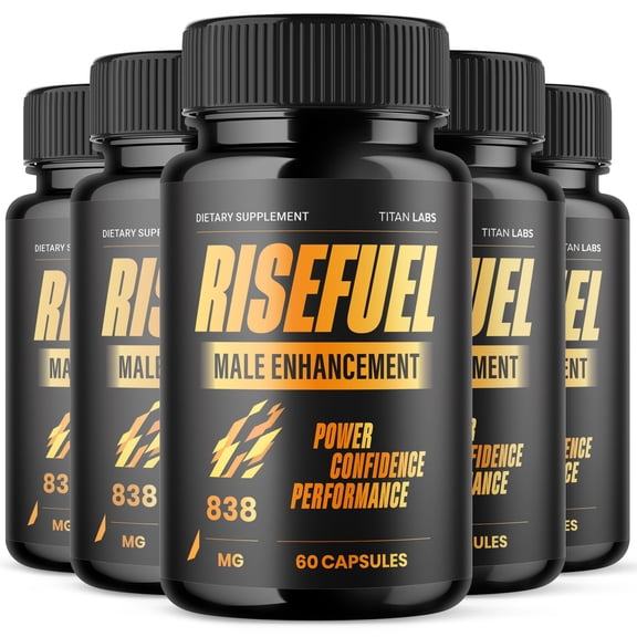 RiseFuel Advanced Formula Natural Supplement Pills for Max Strength Rise Fuel 300 Capsules