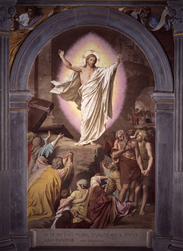 Risen Christ Appears To His Faithful Canvas Art - (24 x 36)