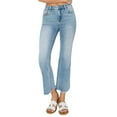thumbnail image 1 of Risen Jeans - High Rise Ankle Wide Straight Jeans - RDP5572, 1 of 10