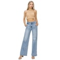 thumbnail image 1 of Risen Jeans - High Rise Double Button Wide Leg Jeans (32.5" Inseam) - RDP5765, 1 of 8