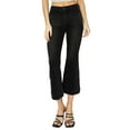 thumbnail image 1 of Risen Jeans - High-Rise Ankle Flare Jeans in Sleek Black (26 1/2" Inseam) - RDP5767, 1 of 11