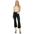 thumbnail image 1 of Risen Jeans - High-Rise Ankle Flare Jeans in Sleek Black (26.5" Inseam) - RDP5767, 1 of 7