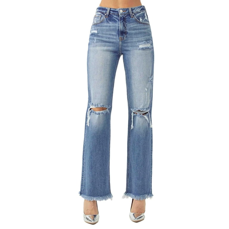 Risen Jeans - High Rise Straight Jeans - RDP5116