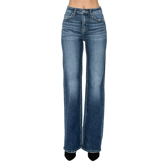 Risen Jeans - High Rise Full Length Straight Leg Jeans (32 1/2" Inseam) - RDP5784