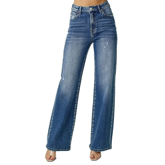 Risen Jeans - High Rise Wide Leg Jeans - RDP5176