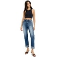 thumbnail image 1 of Risen Jeans - Tummy Control High Rise Crop Straight Jeans (27.5" - 30.5" Inseam) - RDP5941, 1 of 8