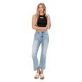 thumbnail image 1 of Risen Jeans - High Rise Cropped Straight Leg Jeans in Vintage Indigo (27" Inseam) - RDP5572, 1 of 11