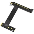 thumbnail image 1 of Riser Cable M.2 NVME to PCIE X16 Adapter Graphics Extension Cable 90 Degree PCI Express 3.0 16X to M Key Riser Cable B, 1 of 7