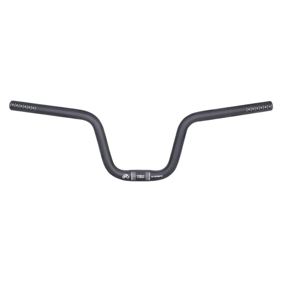 Riser Handlebar, mm Bike Handlebar, 580mm Aluminium Alloy Folding Bike Handlebar Riser Bars Handlebars for Cycling Racing Black