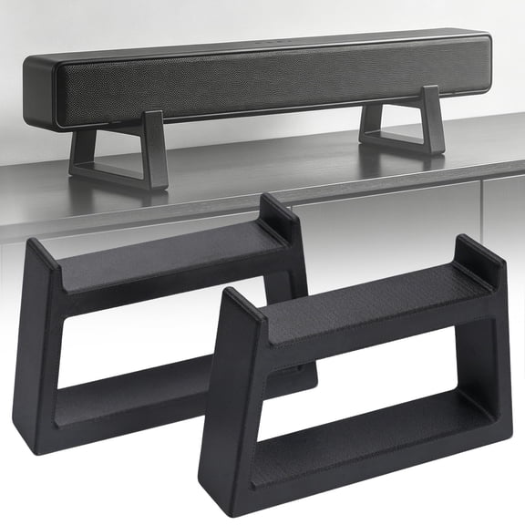 Soundbar Riser Stand for Bose Solo, 60mm Elevation Base for Improved Sound Projection and Airflow Cooling, Audio Support Accessory