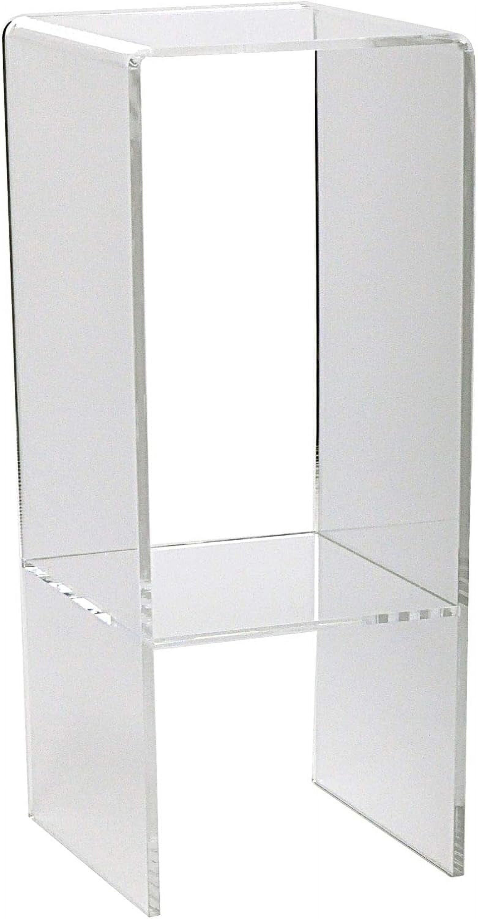 Riser Table With Shelf Table Stand 30" H Laptop Stand End Table Display Stand Side