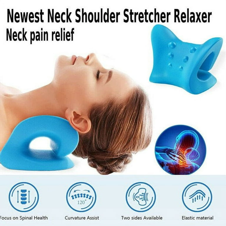 RESTCLOUD P HEALTH blue neck & shoulder cervical traction device