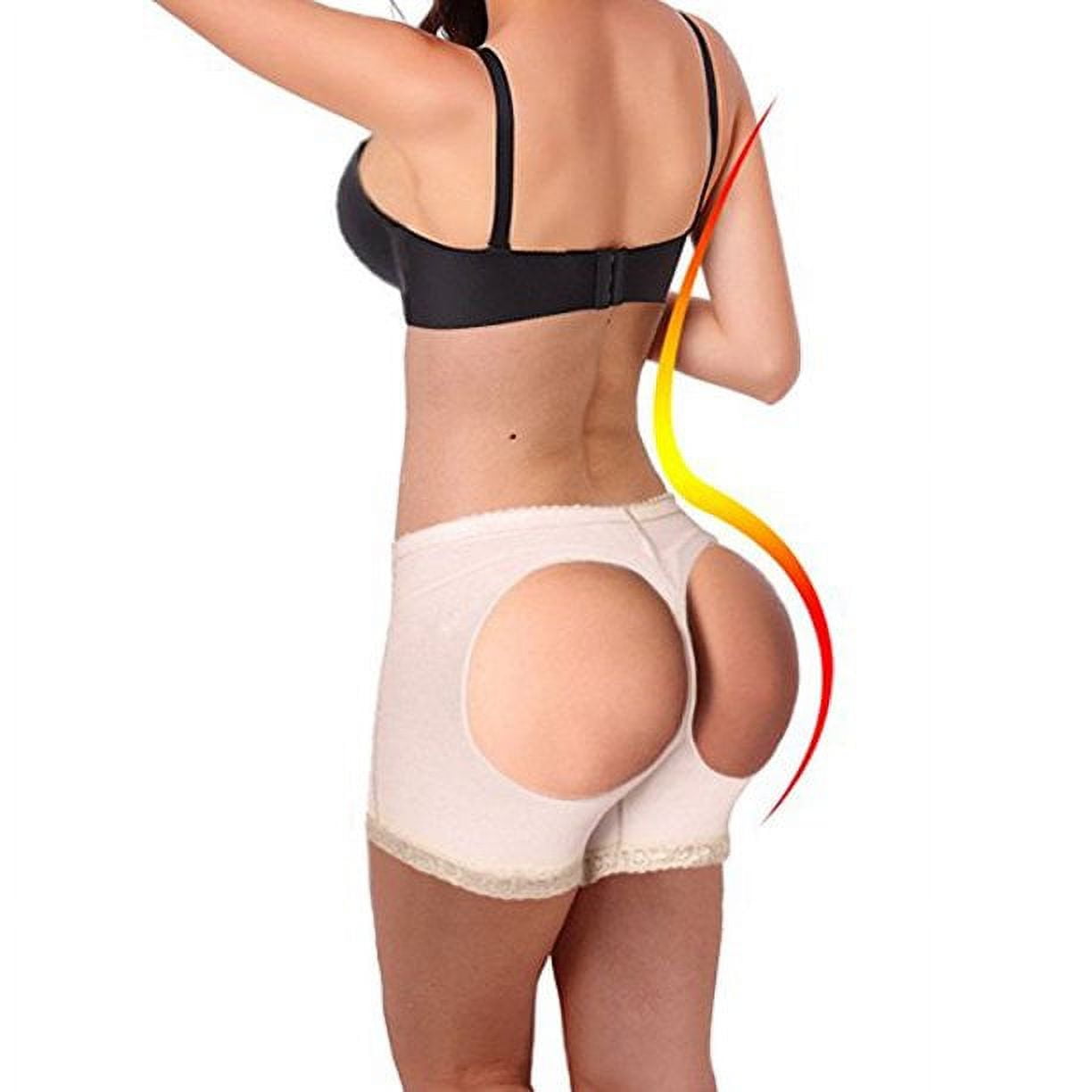 Risewill Women's Sexy Seamless Butt Lifter Hip Enhancer Boyshorts