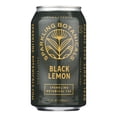 thumbnail image 1 of Rishi Tea Black Lemon Sparkling Botanicals Sparkling Water - Organic, Unsweetened, Zero Added Sugar, Caffeinated, Real Plants, Virtus Botanicals - 12 Oz (Pack Of 12), 1 of 5