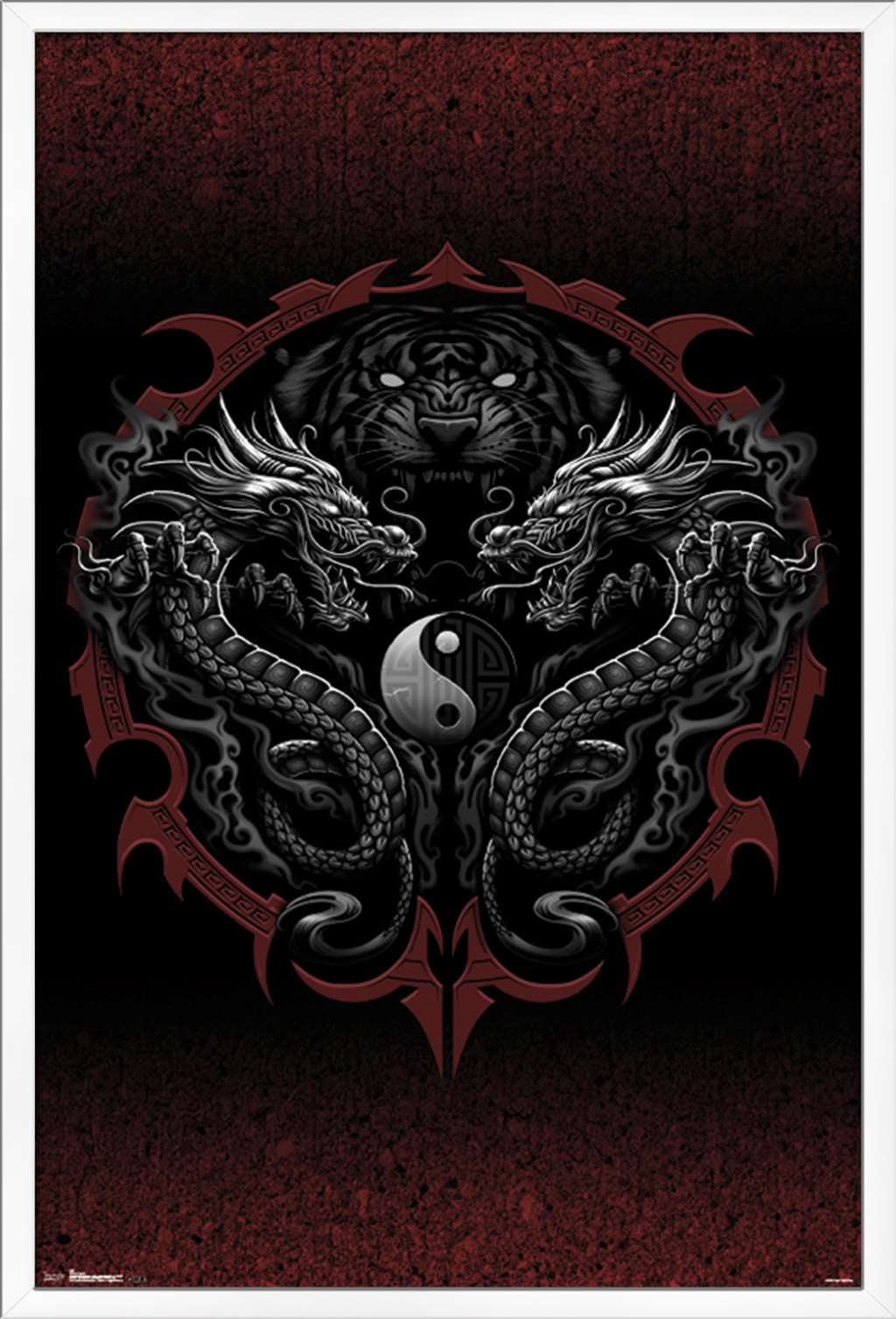 Rising Bengal Wall Poster, 22.375" x 34" Framed