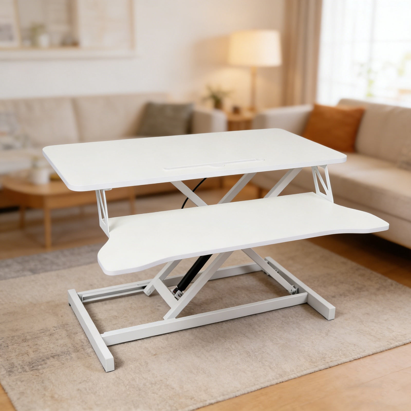 Rising Desks for Home Office - Height-Adjustable Stand Up Desk Riser ...