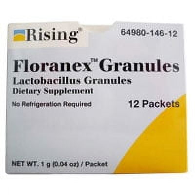 Rising Floranex Antidiarrheal Agents Granules Packets - 12 Ea, 6 Pack