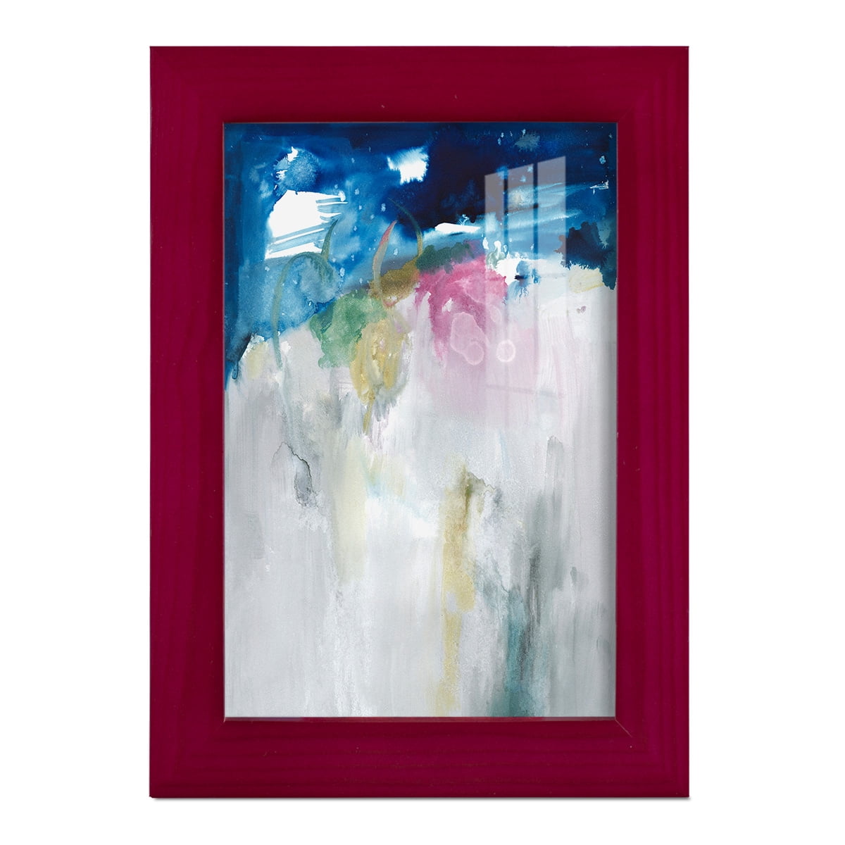 Rising I - Framed Print w/glass - Cherry Red