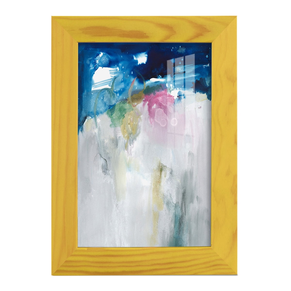 Rising I - Framed Print w/glass - Sunflower Yellow