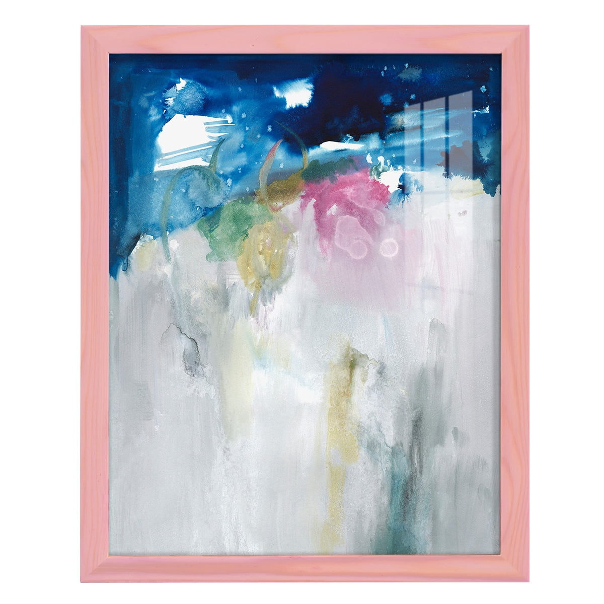 Rising I - Framed Print w/glass - Sunset Pink