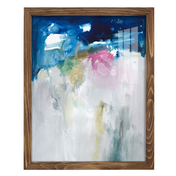 Rising I - Framed Print w/glass - Walnut