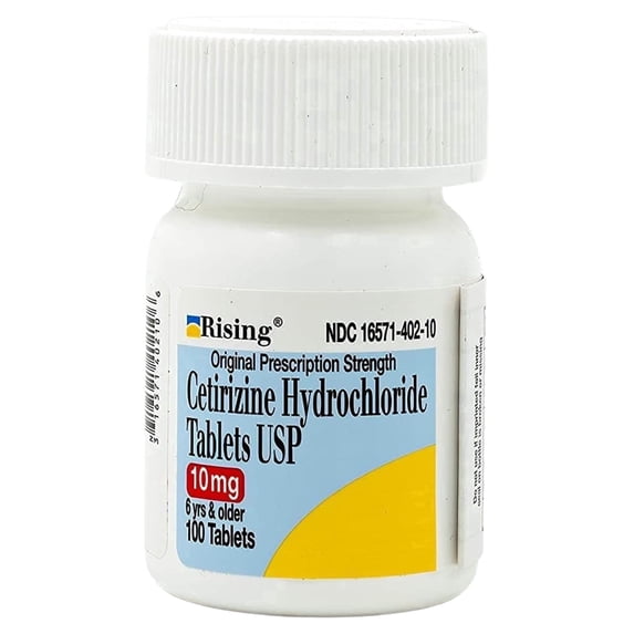 Rising Pharmaceuticals Cetirizine HCl, 100 ct