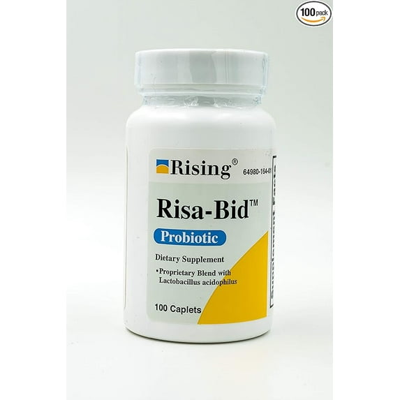 Rising Risa-bid Probiotic Caplets 100 ea