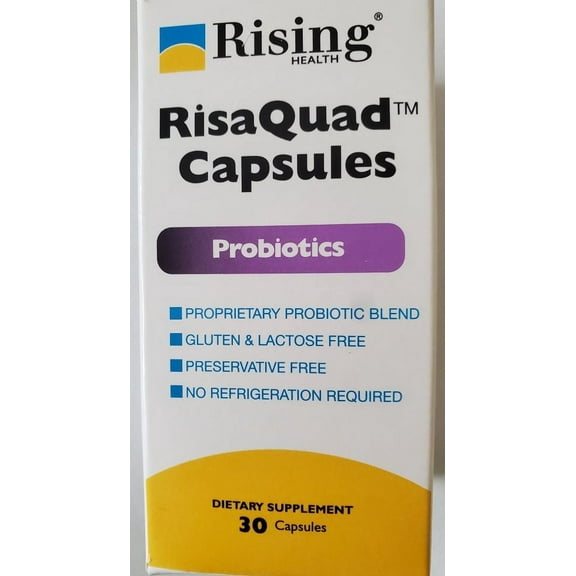 Rising Risaquad - 2 Double Strength Capsules, 30 ea (Pack of 2)