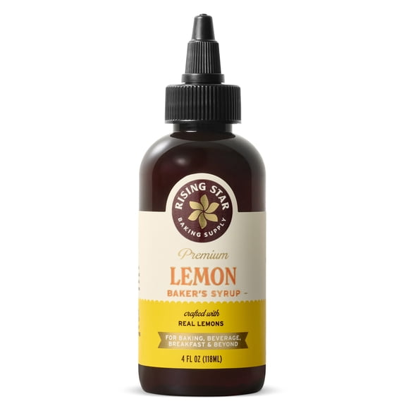 Rising Star Baking Supply Lemon Baker's Syrup, 4 fl oz