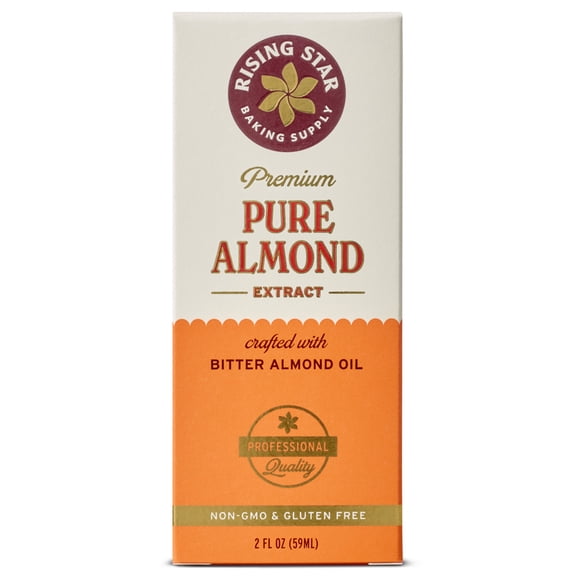 Rising Star Baking Supply Pure Almond Extract, 2 fl oz
