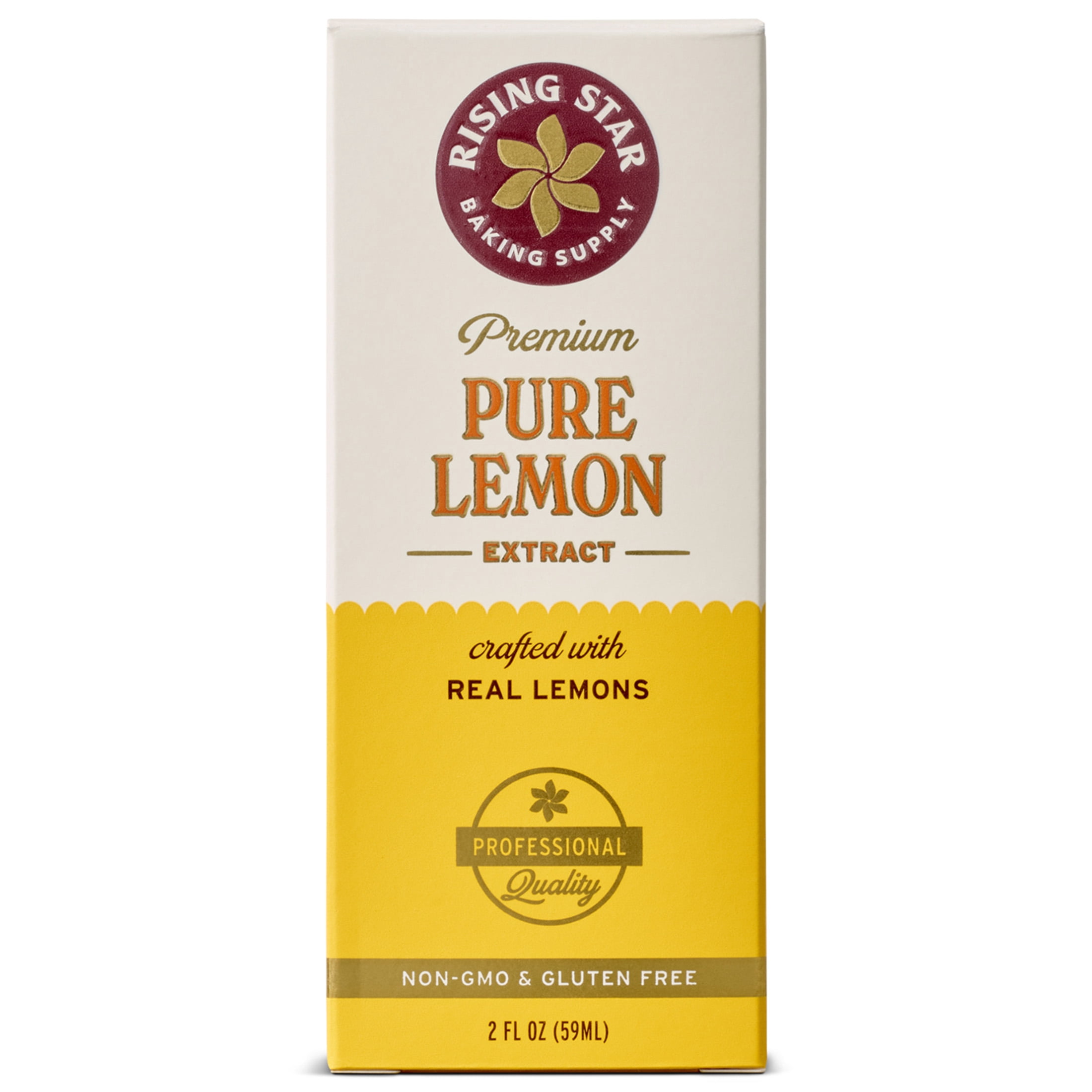 Rising Star Baking Supply Pure Lemon Extract, 2 fl oz - Walmart.com