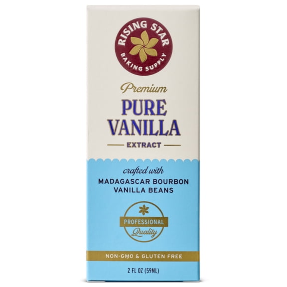 Rising Star Baking Supply Pure Vanilla Extract, 2 fl oz