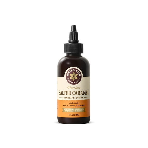 Rising Star Baking Supply Salted Caramel Baker's Syrup, 4 fl oz