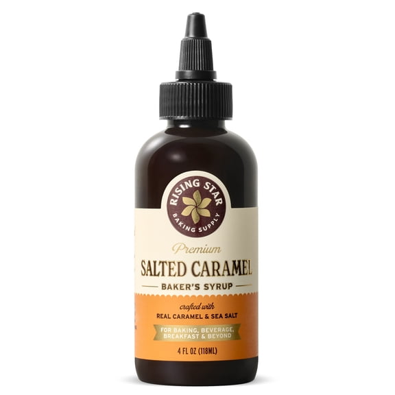 Rising Star Baking Supply Salted Caramel Baker's Syrup, 4 fl oz