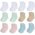 thumbnail image 1 of Rising Star Unisex Toddler Socks, Baby Socks, 12 Pack - Soft & Breathable Crew Kids Socks, Basic Color Assortment, 1 of 3