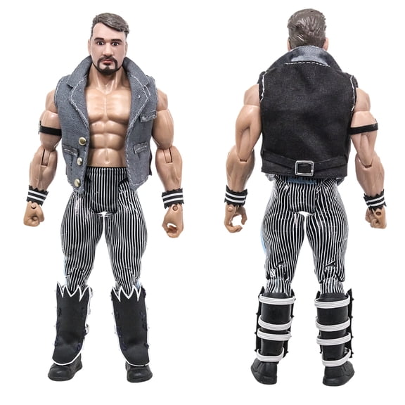 Rising Stars of Wrestling Action Figures: Chuck Taylor (Loose In Factory Bag)